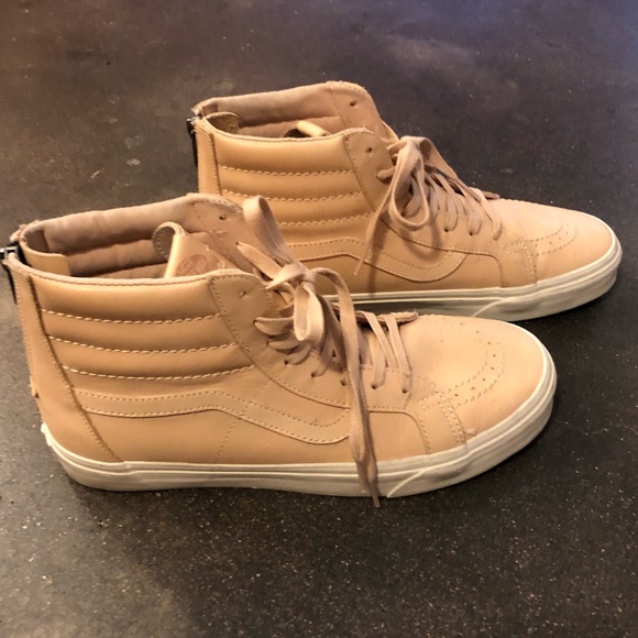 vans veggie tan slip on